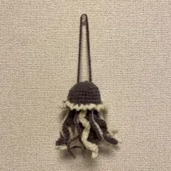 クラゲキーホルダー　リップケース ハンドメイド 毛糸 編み物