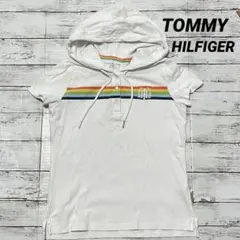 トミーヒルフィガー　TOMMY HILFIGER 半袖パーカー　XS