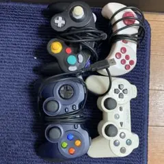 ゲームキューブ・PS2用コントローラー4個セット