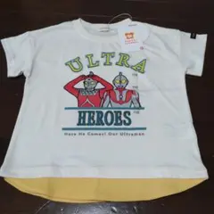 ウルトラマン　110cm 半袖　Tシャツ　ウルトラヒーローズ　セブン