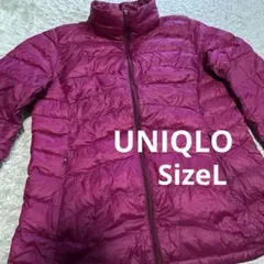 ユニクロ ウルトラライトダウン 収納袋付き ピンク レディース サイズL