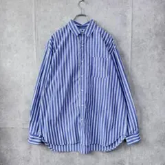 【美品】CPCM イージーケア ビッグシルエット ストライプシャツ L