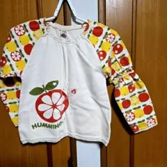 ELFIN DOLL KIDS 長袖シャツ　果物柄　レトロ柄