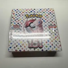 【新品・未開封】ポケモンカード151 シュリンク付きbox