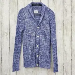 ☆ NICOLE CLUB FOR MEN ☆ショールカラーケーブルニット