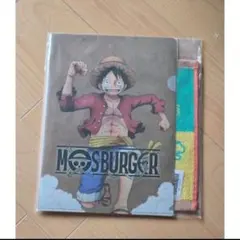 ワンピース モスバーガー コラボ クリアファイル タオルセット
