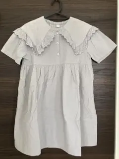 キッズ120センチ　apres les cours ビッグカラー　ワンピース
