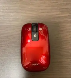 NEC 純正　マウス　ワイヤレス　赤　Bluetooth対応　MT-1337