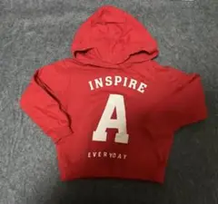 赤のフード付きパーカー H&M