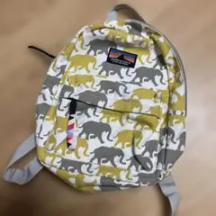 yellow face 象柄キッズリュックのサムネイル