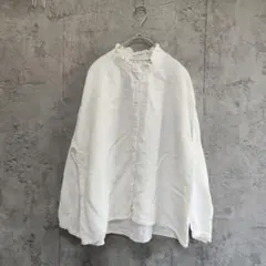 2022 美品スピック&スパン☆リネンビッグシャツ F ホワイト - メルカリ