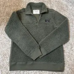 Abercrombie & Fitch フリースジャケット M オリーブグリーン