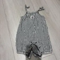 ストライプ柄ロンパース 70-80cm