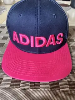 adidas ベースボールキャップ ネイビー/ピンク OSF