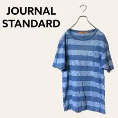 Tシャツ JOURNAL STANDARD M ボーダー 綿100% 半袖