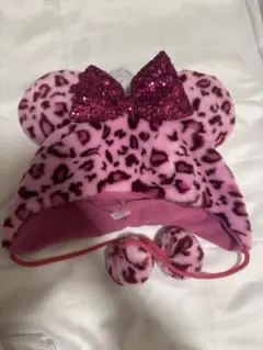 ディズニー ミニー ファンキャップ ヒョウ柄 レオパード ピンク