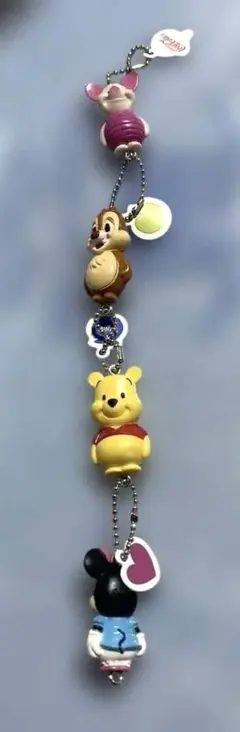 ディズニー コカ・コーラ キーホルダー 4個セット