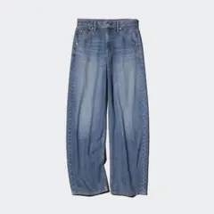 ユニクロ　バギーカーブジーンズ　24 標準丈