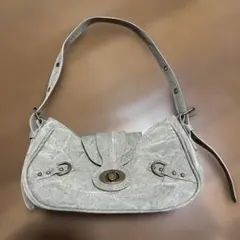 カーキ　ハンドバッグ　y2k