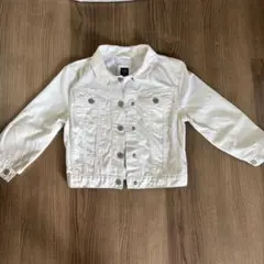 GAP デニムジャケット 140cm ホワイト