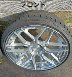 美品】22インチレクサスLC500鍛造ホイールタイヤ4本セット カーボン
