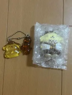 ポムポムプリン アクリルキーホルダー 2点セット