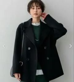 HARNA様専用 今期未使用 IENA イエナ ジーロンラムPコート ネイビー