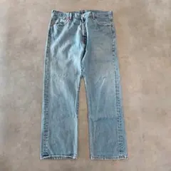 リーバイス501 Levis W36 ブルーデニム 青 古着 ボトム 21036