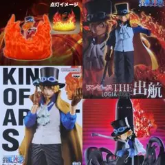 ONE PIECE　サボ　フィギュア4体セット♪