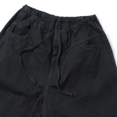 (ツナピコ様専用)COMOLI 25SS ブラックドリル テーパードパンツ