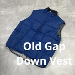 Old Gapオールドギャップダウンベストネイビーy2k古着ノームコア