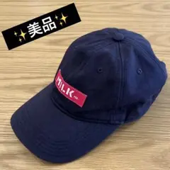 【美品】MILK FED キャップ　ネイビー×ピンク