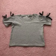 袖リボン付きTシャツのサムネイル