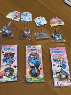 ご当地スティッチ ストラップ 7点セット 地域限定 タグ付き まとめ売り