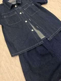 SHEIN デニムセットアップ 7Yのサムネイル