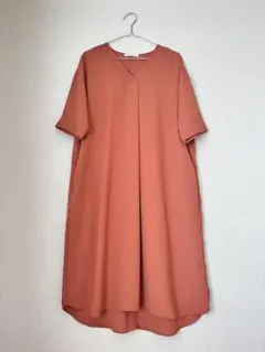 chocol raffine ワンピース　春　夏　ブラウン　オレンジ　レディース