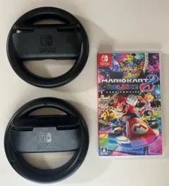 switch マリオカート8 デラックス + ハンドル2個