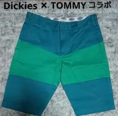 ●【値下げ不可・レア】Dickies ×TOMMY ハーフパンツ【M・グリーン】のサムネイル