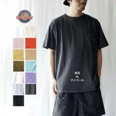 新品 Goodwear チャコール ポケット付 Tシャツ XL