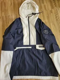 Columbia ネイビー/ホワイト アノラックジャケット