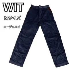 ♡WIT♡コーデュロイパンツ♡Ꮇサイズ♡ブラックぽいネイビー♡①