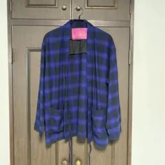 UNITED ARROWS SONS 着物 キモノ シャツ 青 黒 アローズのサムネイル