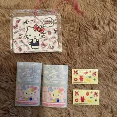 サンリオ ミニミニミラーとシールのセット