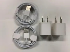 iPhone充電器★ライトニングケーブル1m 2本USBアダプター2個★ d
