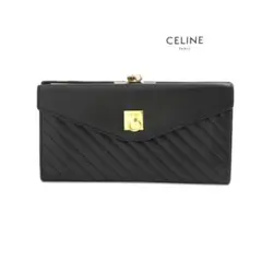 ✨新品未使用✨　CELINE 長財布　ガンチーニ　がま口　フラップのサムネイル