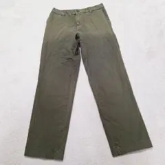 MUJI/無印良品 カジュアル パンツ【M】カーキ ウエストゴム