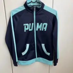 PUMA ジャージ　ジャケットのみ　160 ネイビー/ミント　女の子