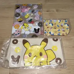 ポケモン✖︎ミスドトートバッグとポーチ とクリアファイル3点セット