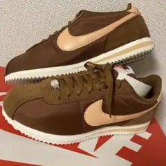 新品未使用 ナイキ コルテッツ ブラウン ベージュ 25cm ナイキスニーカー