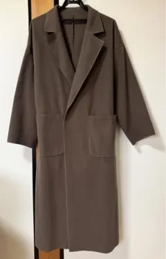 ロングコート　レディース　ブラウン　ガウン　可愛い　おしゃれ　コート　冬服　衣類